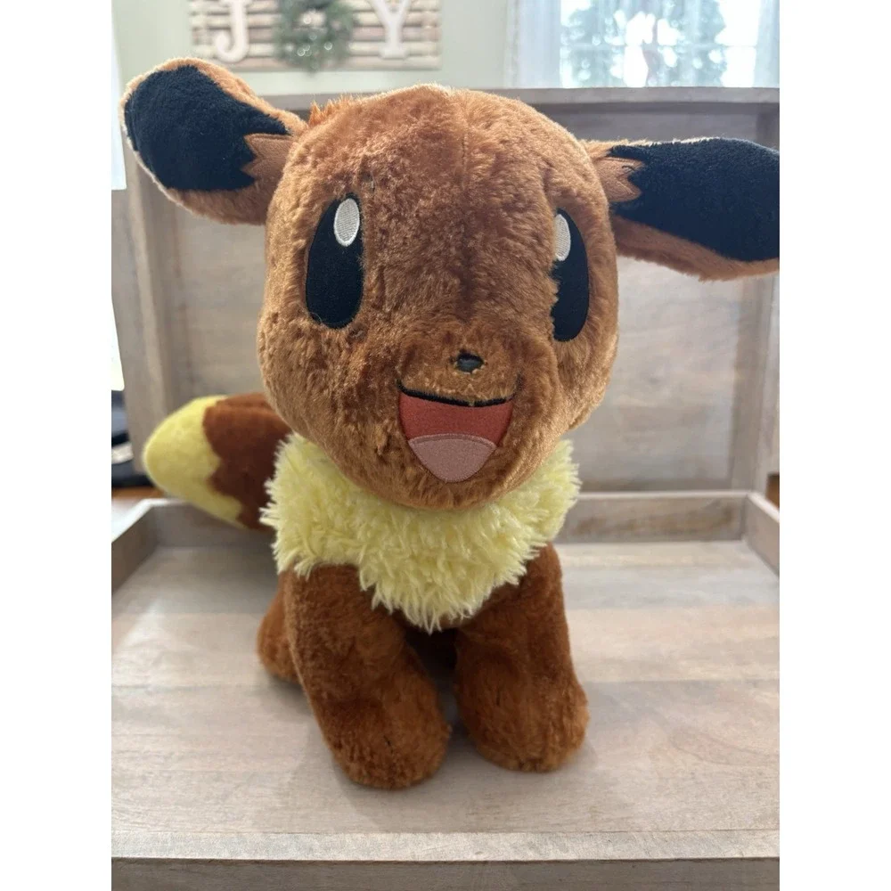 Build A Bear Pokemon Eevee Brown Yellow Stuffed Animal Plush Toy 16